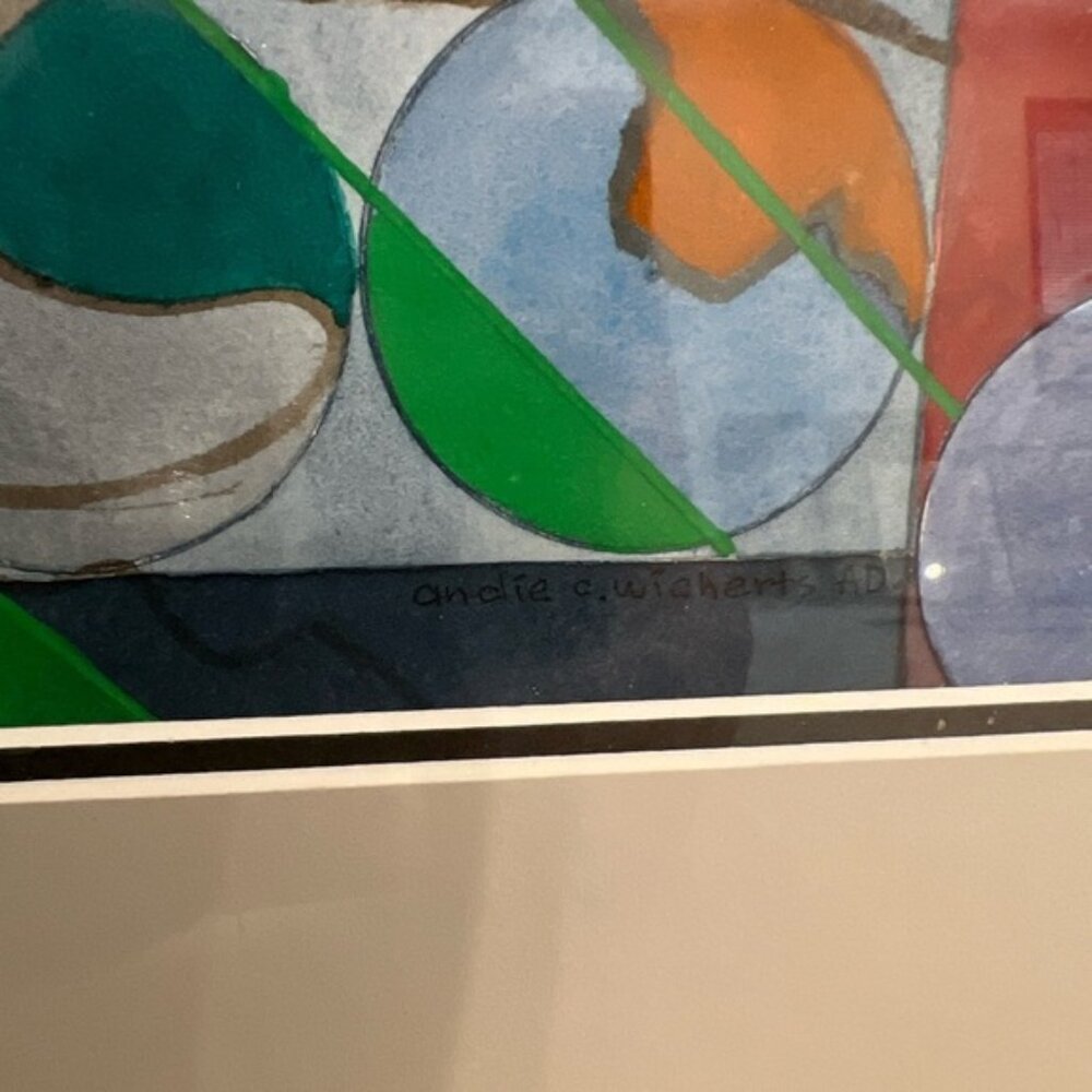 Andie C Wicherts Original watercolour artwork Unframed with matting abstract Art - Picture 10 of 13
